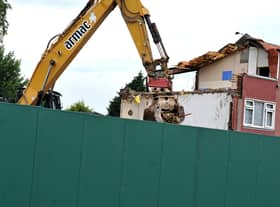 Flats on Dryden Close were demolished last year