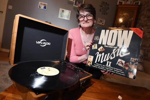 Lesley Puckering was delighted to find the record