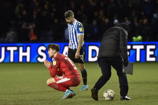 Callum Lang can't believe Latics have fallen to defeat at Sheffield Wednesday