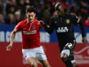 Johnnie Jackson, playing for Charlton against Latics in 2013