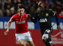 Johnnie Jackson, playing for Charlton against Latics in 2013