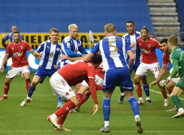 Stephen Humphrys wheels away in delight after scoring the winner
