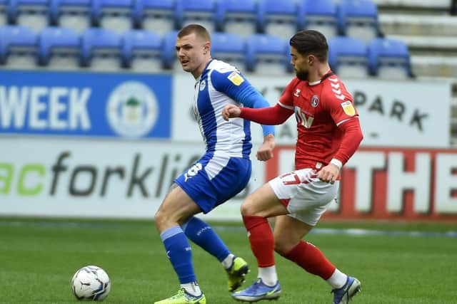 Max Power in action against Charlton