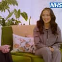 Louise Minchin (left) and Sharon Gaffka taking part in the Help Us Help You - Cervical Screening Saves Lives campaign