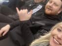 Fallon Sherrock and pals take in the Latics game on Saturday