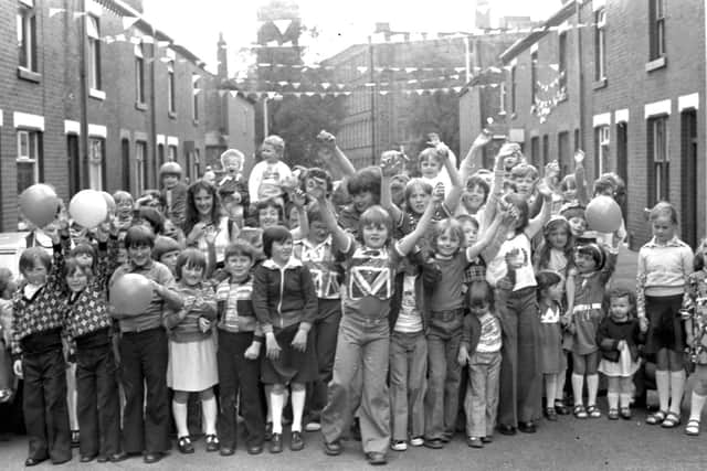 A flashback to the 1977 silver jubilee celebrations in the appropriately-named Coronation Street in Poolstock