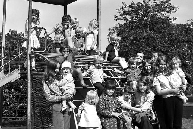 RETRO 1972 August bank holiday fun at Mesnes Park  Wigan