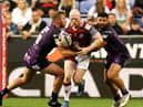 Liam Farrell in action against Leeds last season