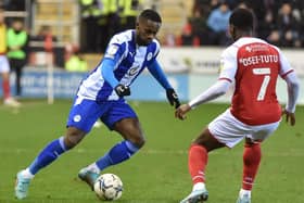 Gavin Massey in action at Rotherham