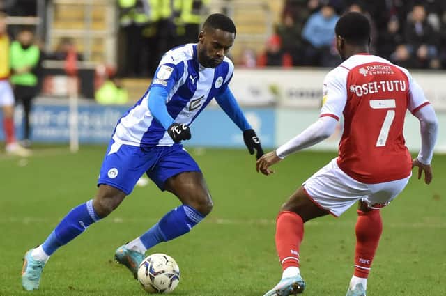 Gavin Massey in action at Rotherham