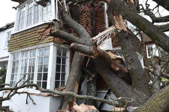 Storm Eunice left a trail of devastation in its wake