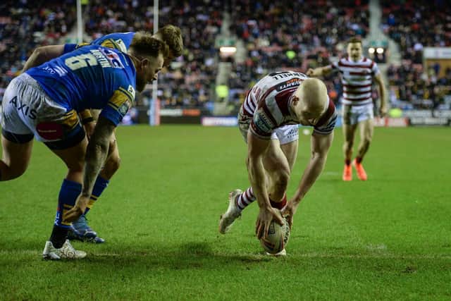 Liam Farrell went over for Wigan's last try
