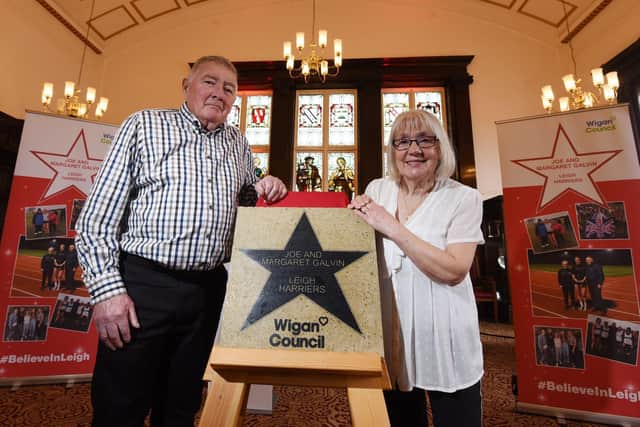 Margaret and Joe Galvin with their star