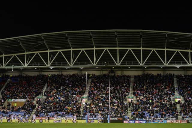 Wigan take on Huddersfield Giants at the DW Stadium on Thursday