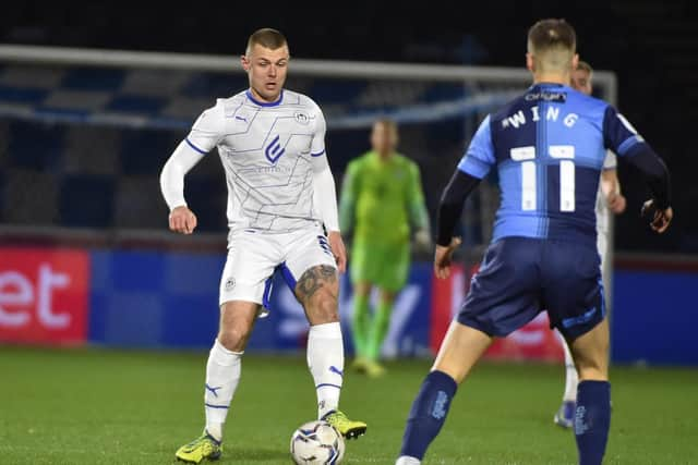 Max Power in action at Wycombe