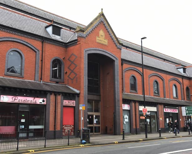 The Galleries shopping centre and market hall