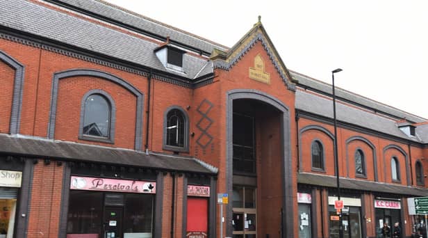 The Galleries shopping centre and market hall
