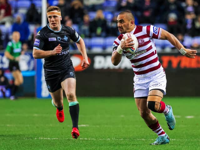 Thomas Leuluai enjoyed a strong game against Huddersfield Giants