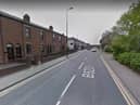Poolstock Lane will be closed this weekend. Pic: Google Street View