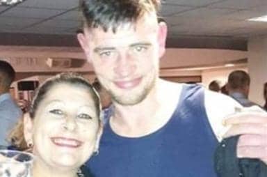 Christopher and his mum Susan