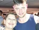 Christopher and his mum Susan