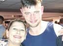 Christopher and his mum Susan