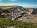Staithes is a quaint fishing village near Whitby and this walk that takes you around Cleveland Way National Trail