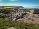 Staithes is a quaint fishing village near Whitby and this walk that takes you around Cleveland Way National Trail
