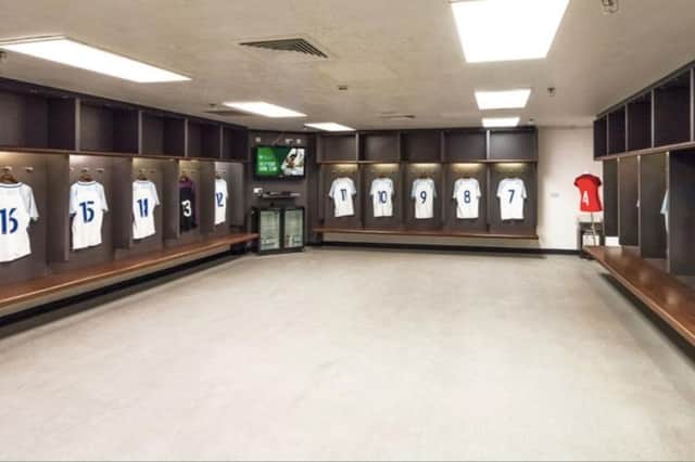 How Wembley Stadium changing rooms look today (photo: Greene King)