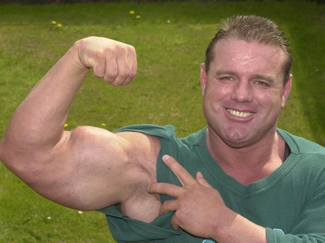 Davey Boy Smith on a trip home to Wigan