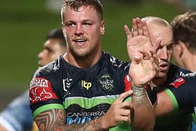 Ryan Sutton dedicates his try to his family