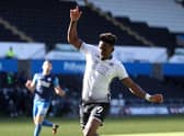 Jamal Lowe playing for Swansea