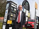 Coun Michael Winstanley at Mona Street car park, Wigan