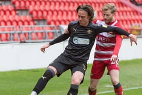 Thelo Aasgaard in control against Doncaster