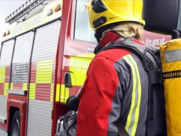 Firefighters attended the scene