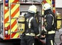 Two fire engines were sent to the blaze