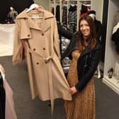 Natalie Murphy in her independent clothes store - she believe people are bored of shopping for clothes online