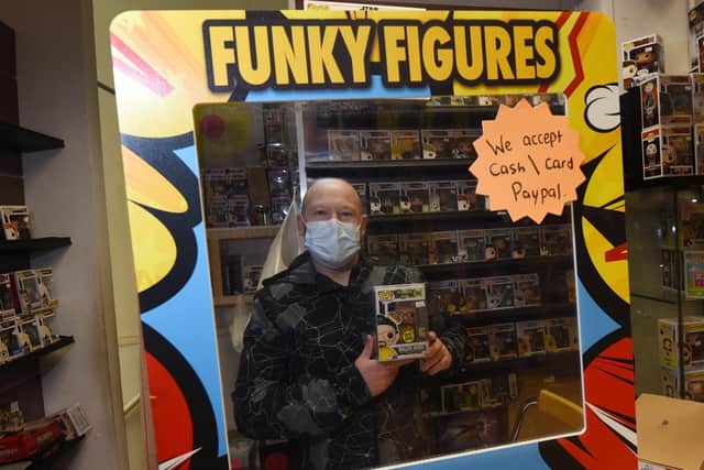 Funky Figures owner Paul Prescott