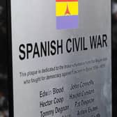 The ceremony will be held at the Spanish Civil War memorial in Wigan