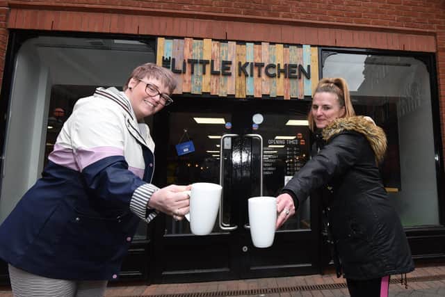 The Little Kitchen co-founder Lisa Cunliffe and manager Mandy Scully
