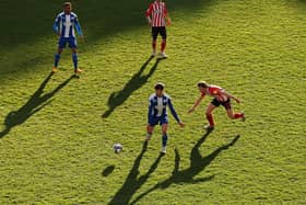 Callum Lang in action against Sunderland