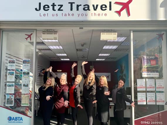 The team at Jetz Travel awaiting to welcome customers back into their stores