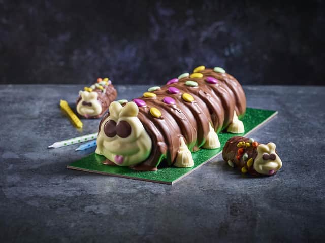 Marks & Spencer of its Colin the Caterpillar cake. M&S has started legal action against Aldi in an effort to protect its Colin the Caterpillar cake with a claim that its rival's Cuthbert the Caterpillar product infringes its trademark.