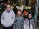 Pupils taking part in a fund-raising scavenger hunt