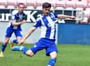 Lee Evans nets Latics' second goal from the penalty spot