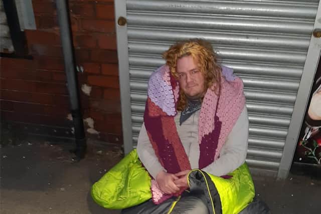 The Brick’s Algie hunkers down for a night on the streets in aid of charity