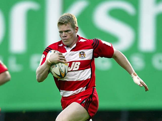 Brett Dallas in full flow for Wigan