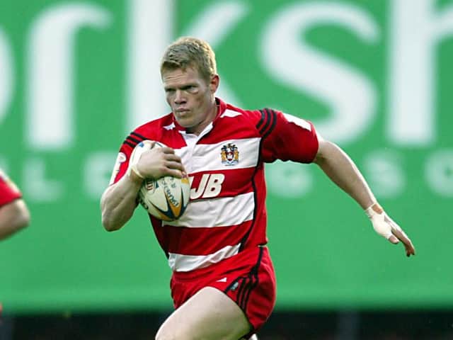 Brett Dallas in full flow for Wigan
