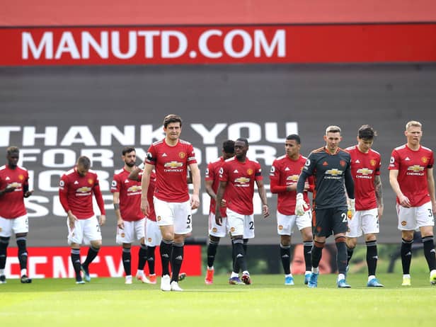 Manchester United took the field to face Burnley yesterday hours before the announcement of the European Super League proposal