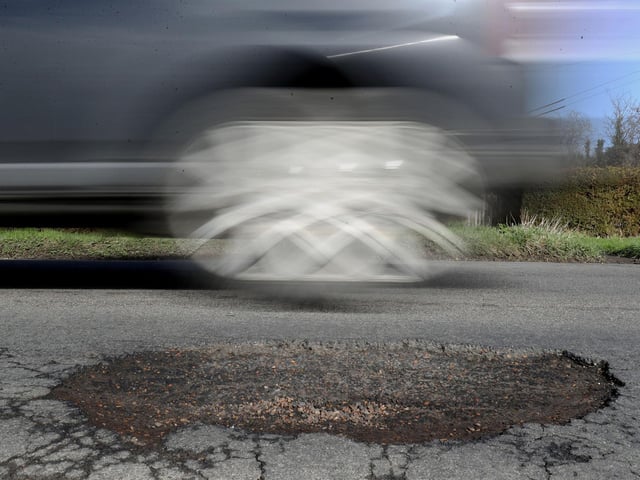 Record rise in pothole breakdowns as roads ‘resemble the surface of the moon’